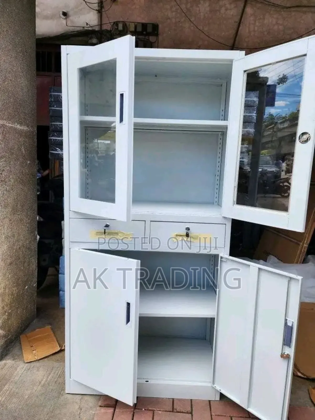 Modern Have Glasses Metal Shelf Full Imported