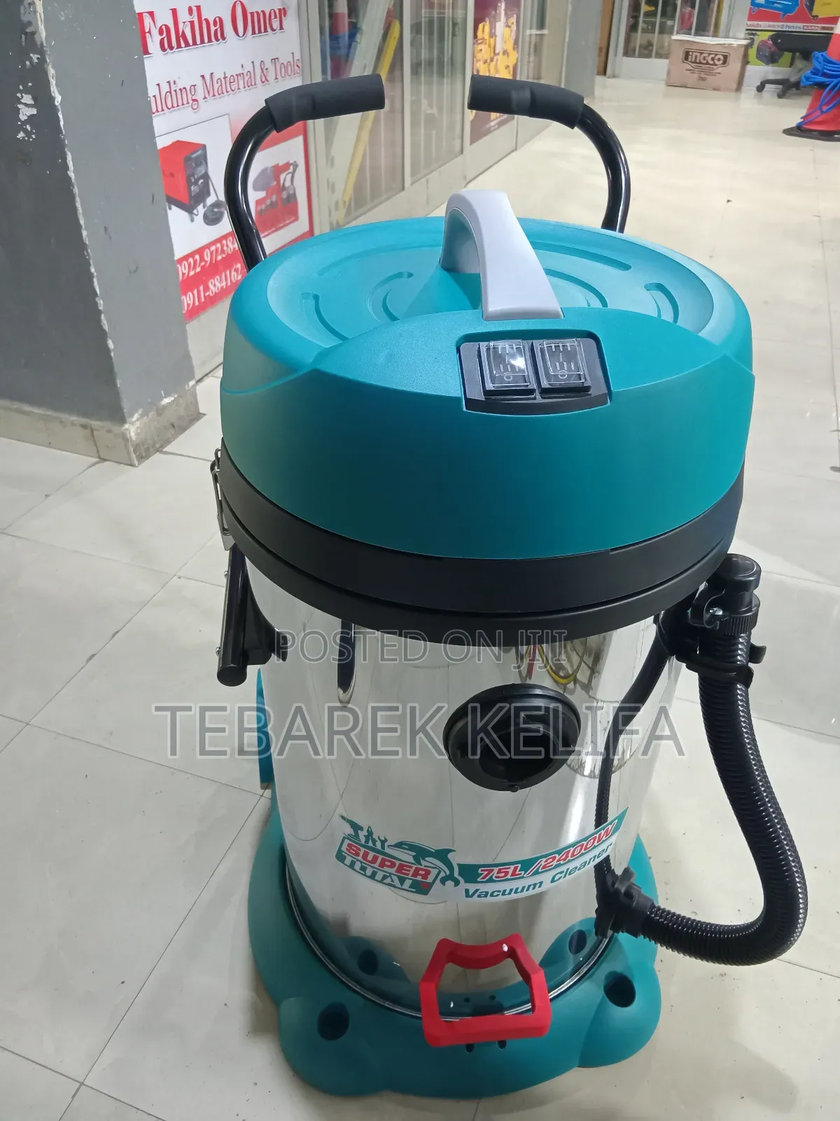 Super Total Vacum Cleaner Dry Wet 75l