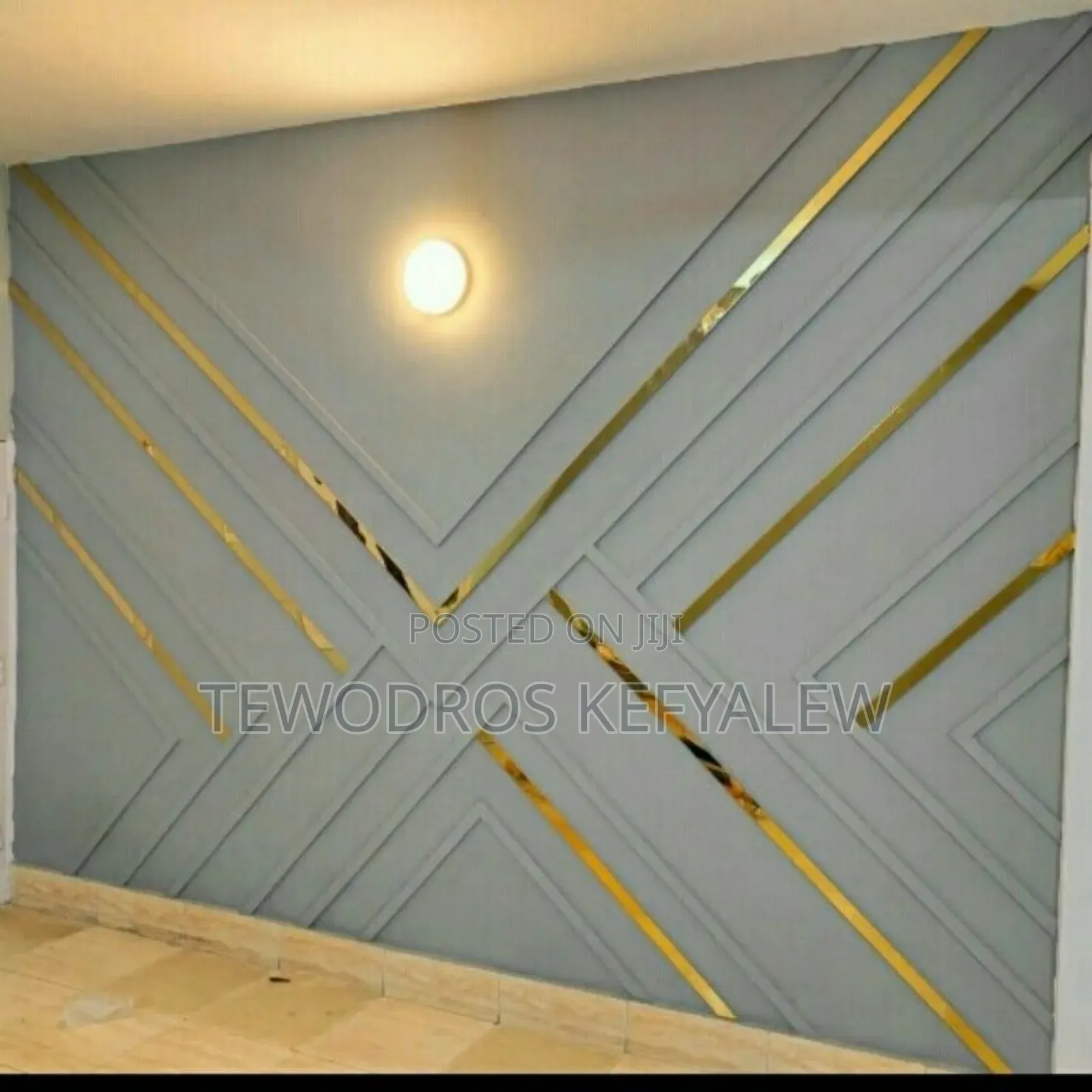 Gold Stainless Steel Wall Strip