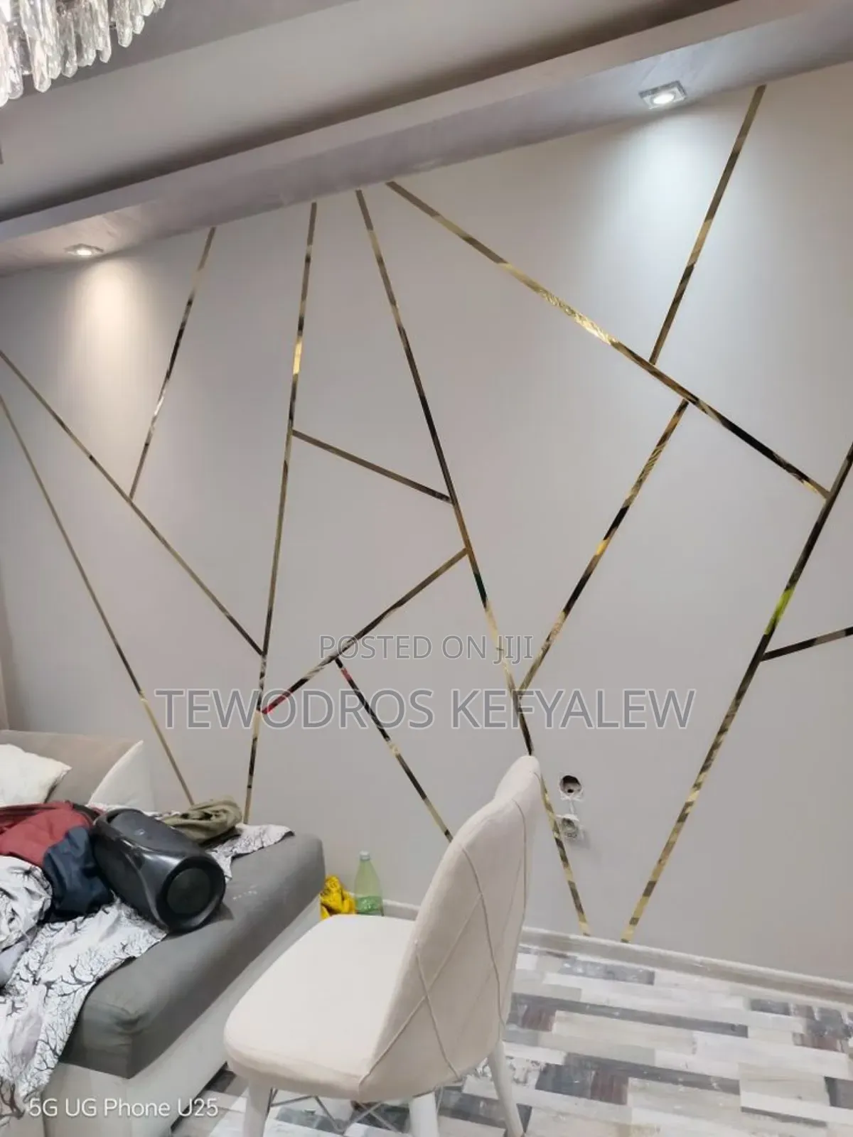 Gold Stainless Steel Wall Strip