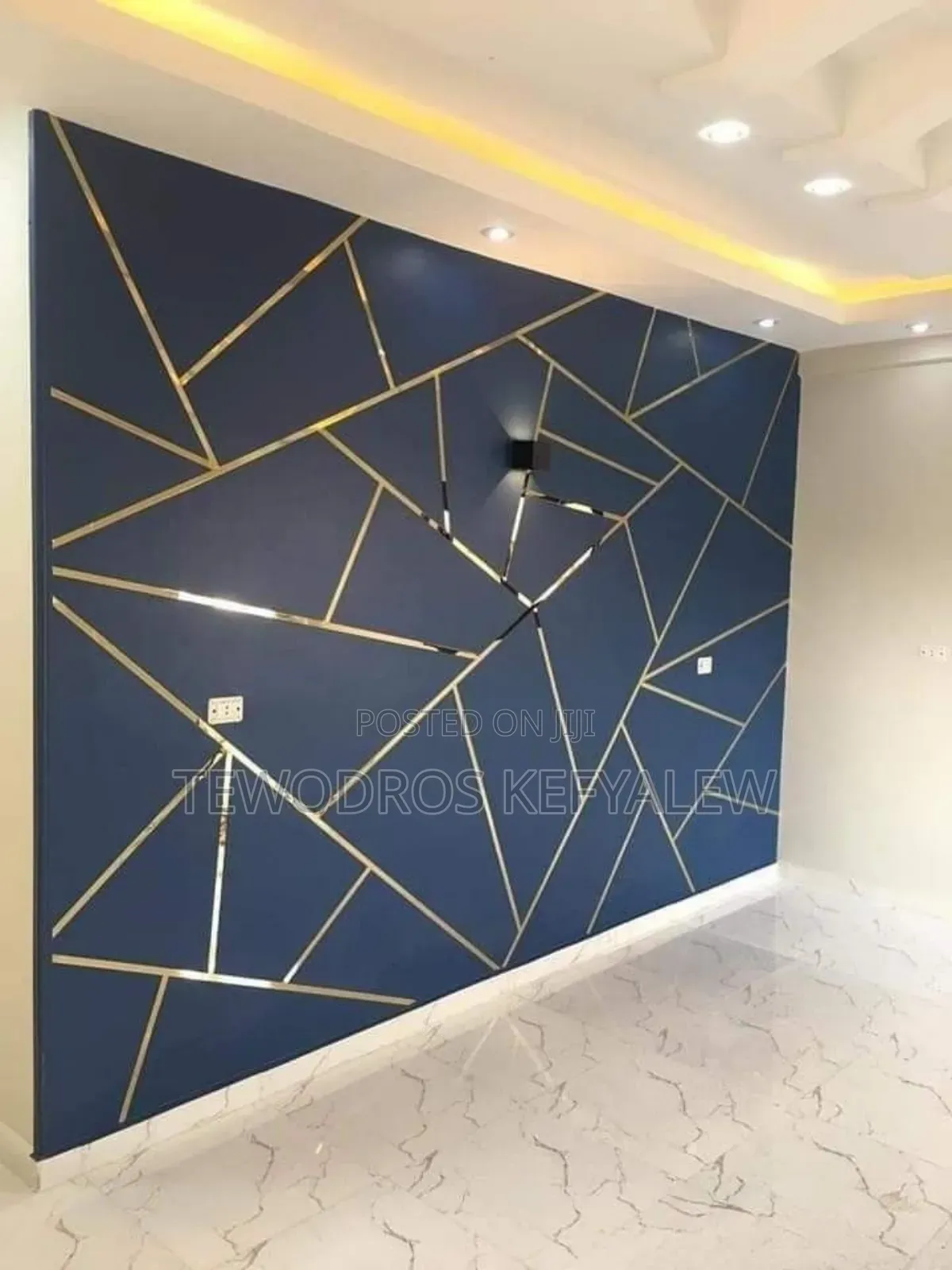 Gold Stainless Steel Wall Strip