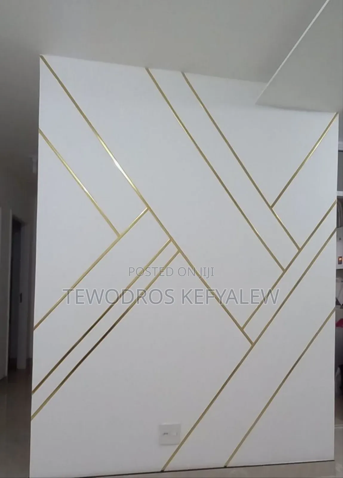 Gold Stainless Steel Wall Strip
