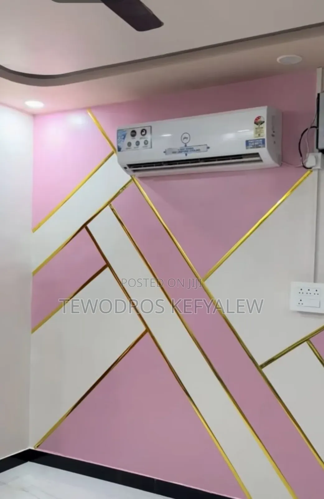 Gold Stainless Steel Wall Strip
