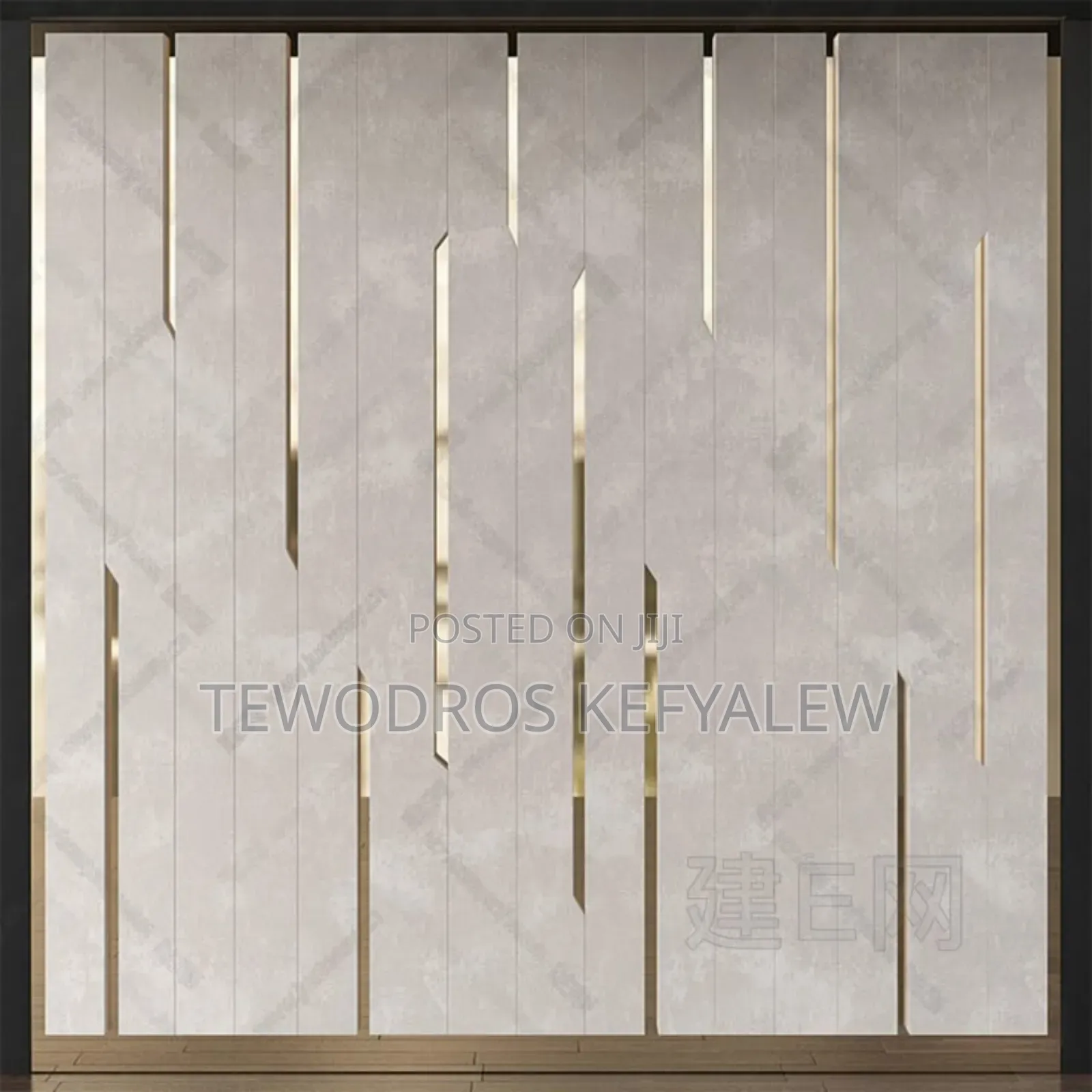 Gold Stainless Steel Wall Strip