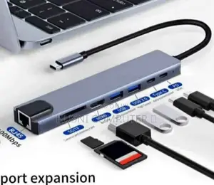 Type C to Hdmi.Usb.Type C.Rj45 Mimori