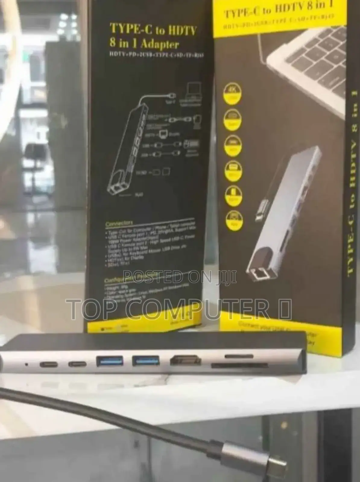 Type C to Hdmi.Usb.Type C.Rj45 Mimori