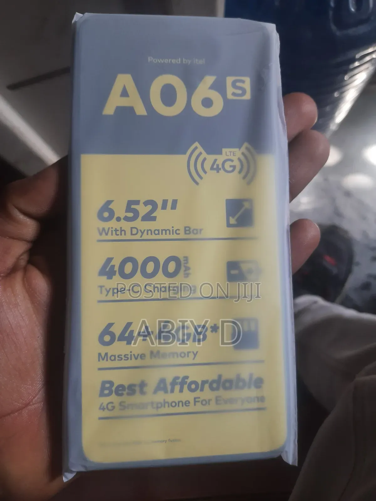 New Itel A06 64 GB Gray