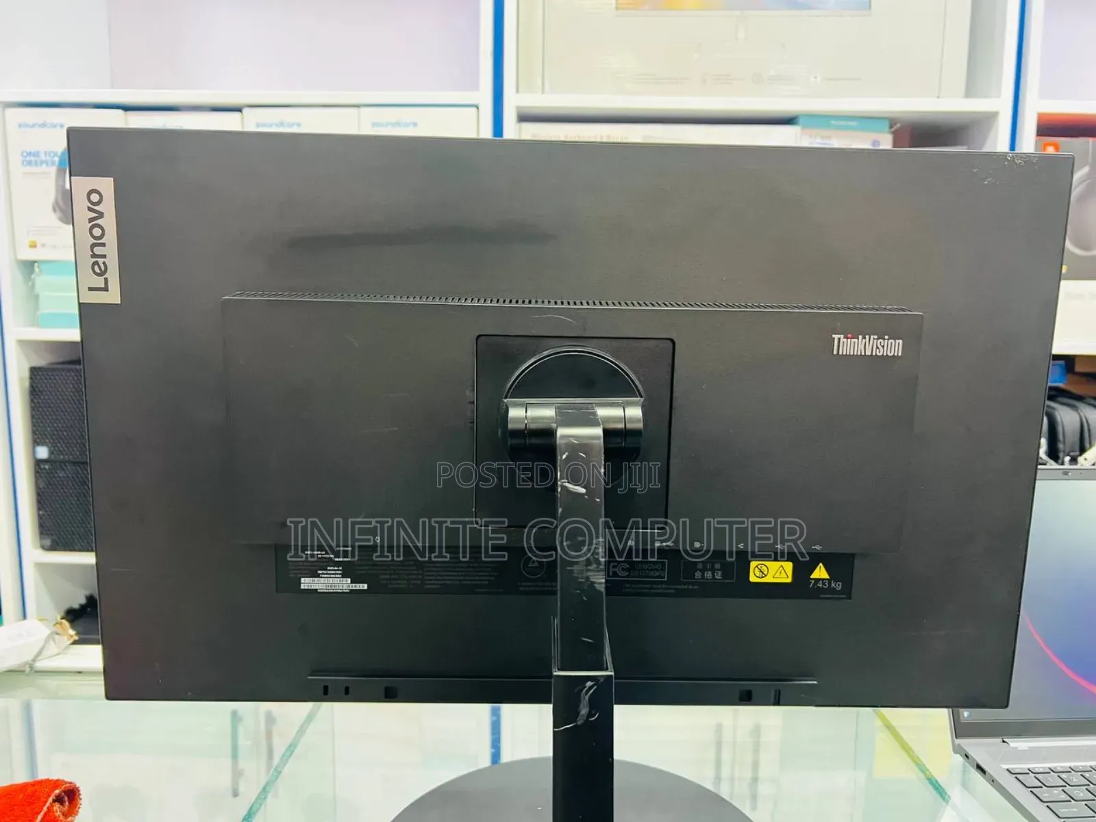 27" Lenovo Frameless Monitor