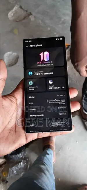 ZTE nubia Red Magic 10 Pro+ 512 GB Blue