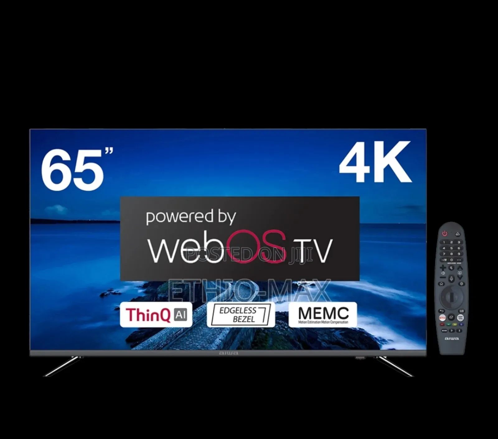 Enzo Tv 65” Smart Webos Hub – Frameless | Original | Premium