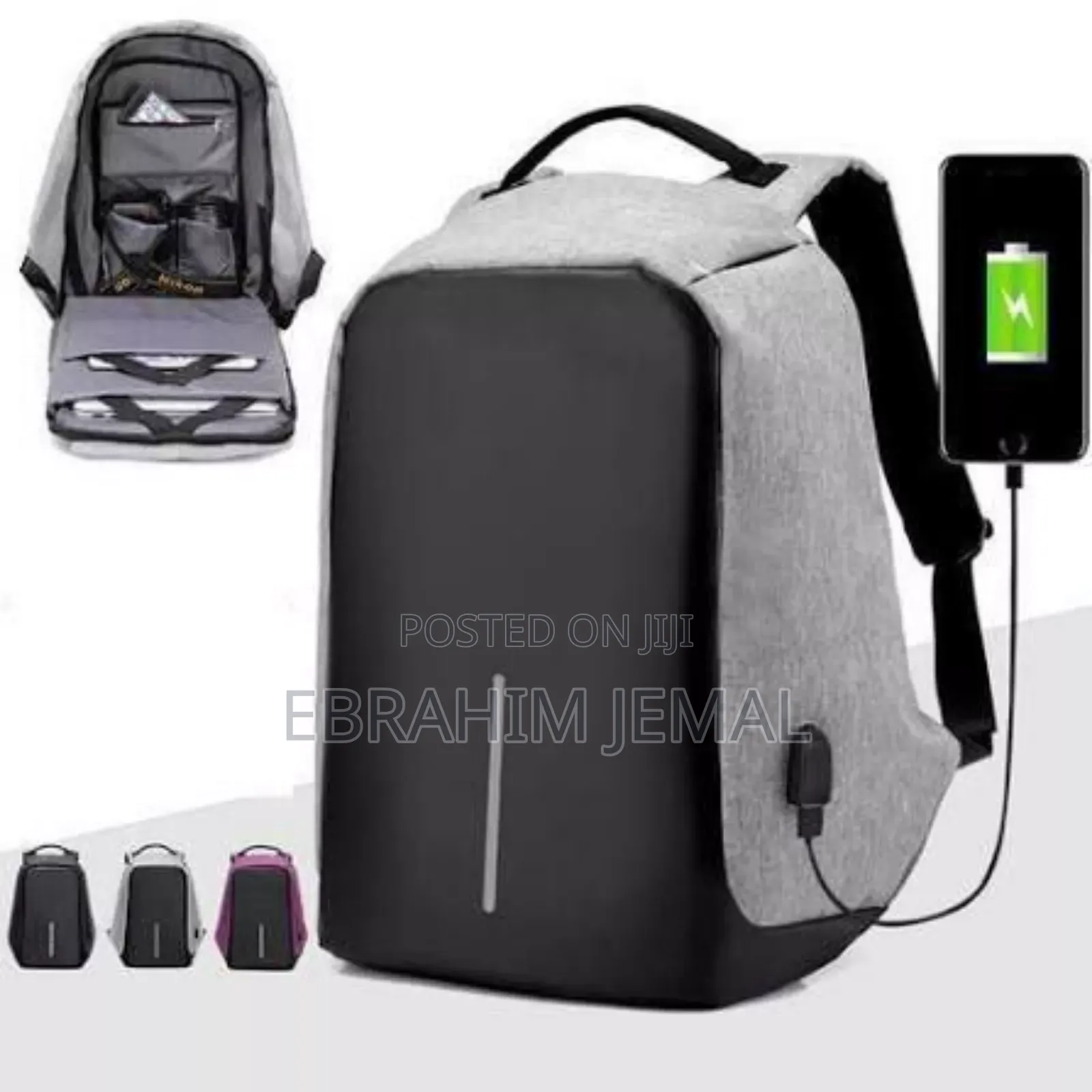 Anti-Theft Laptop Backpack