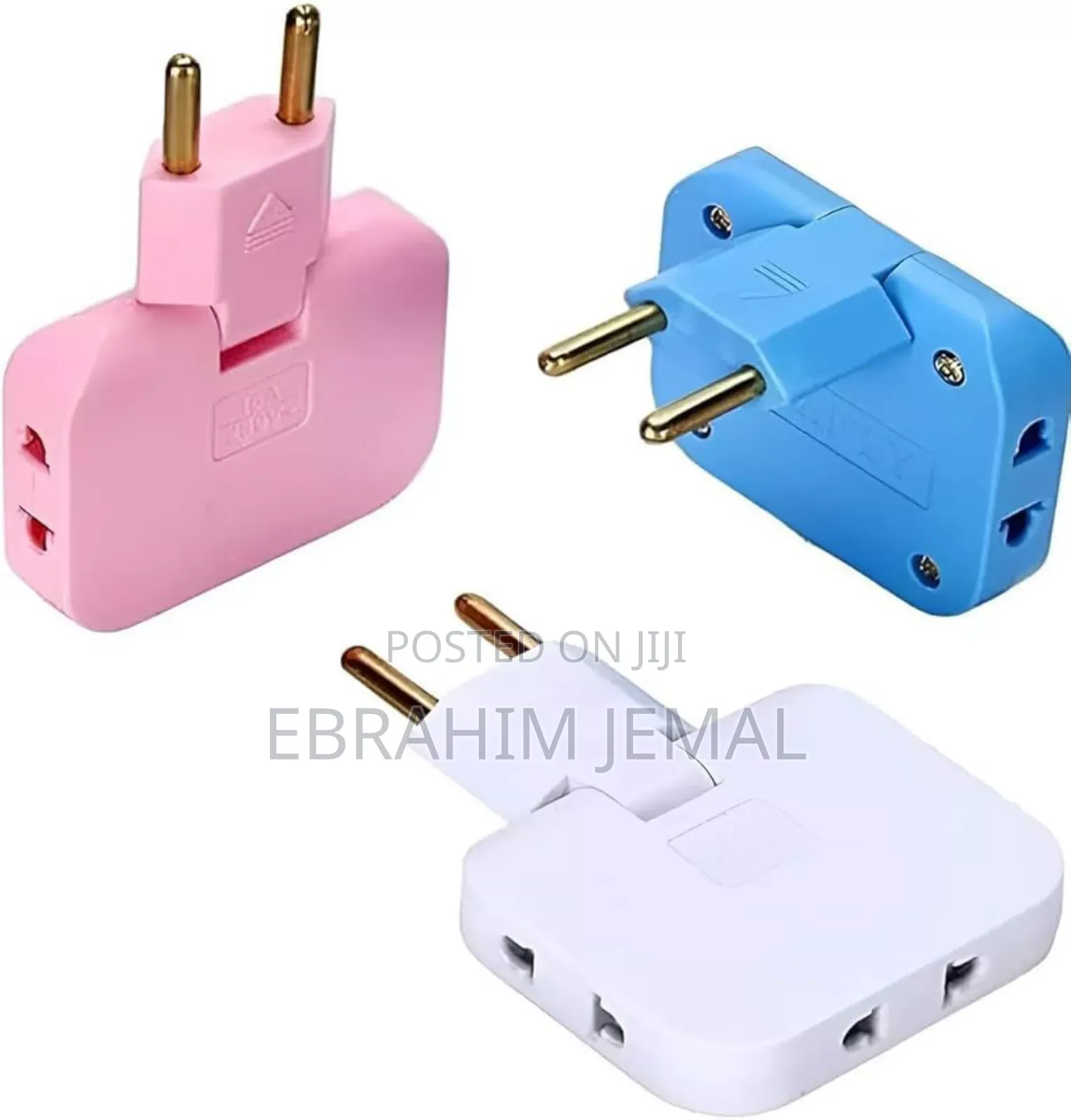 3-in-1 Rotatable Outlet Adapter