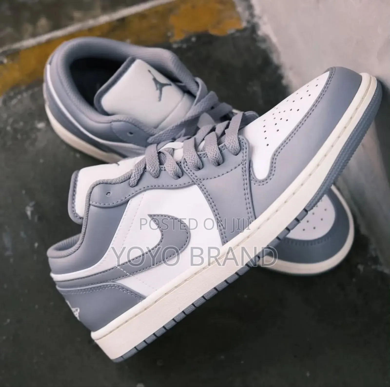Air Jordan 1 Low Vintages Gray Fashion Shoes