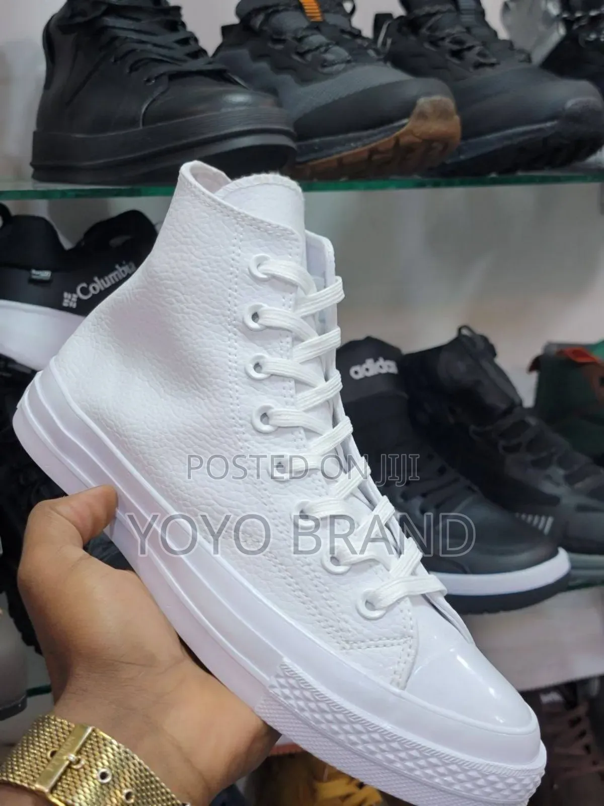 All Star Chunk Tayler 70 Plus High Triple White Fashion Boots