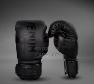 Full Black Venum Boxing Gloves 12oz — Unused, Like New