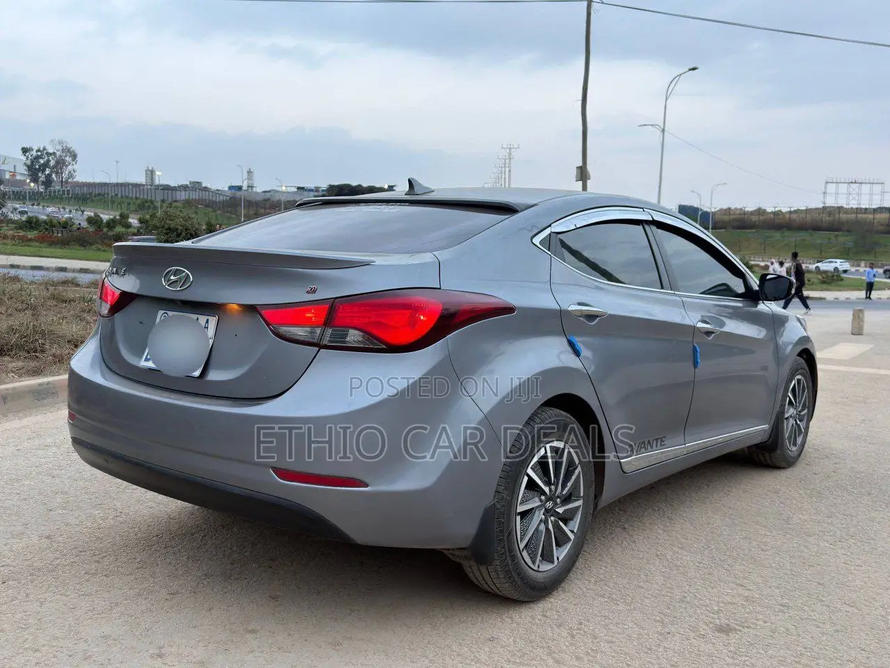 Hyundai Avante 2015 Matt Black