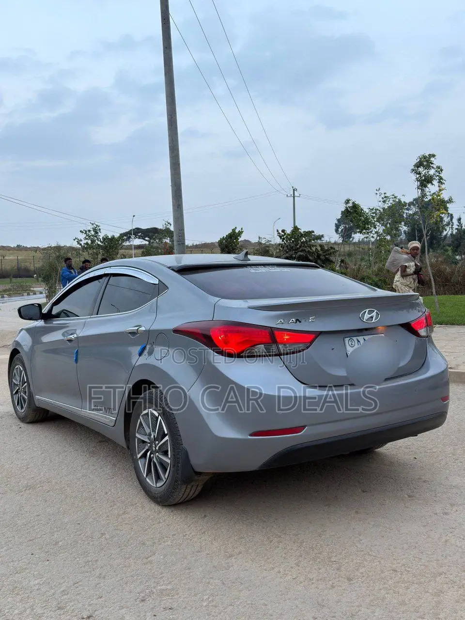 Hyundai Avante 2015 Matt Black