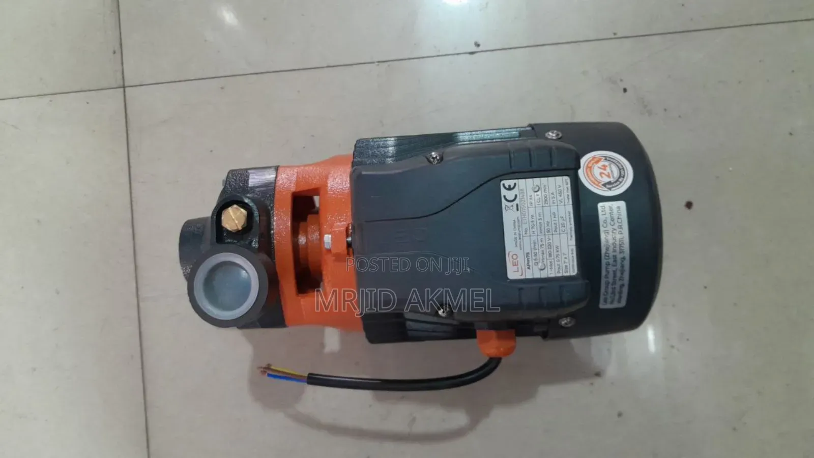 Leo 1hp Wetar Pump H Max 75
