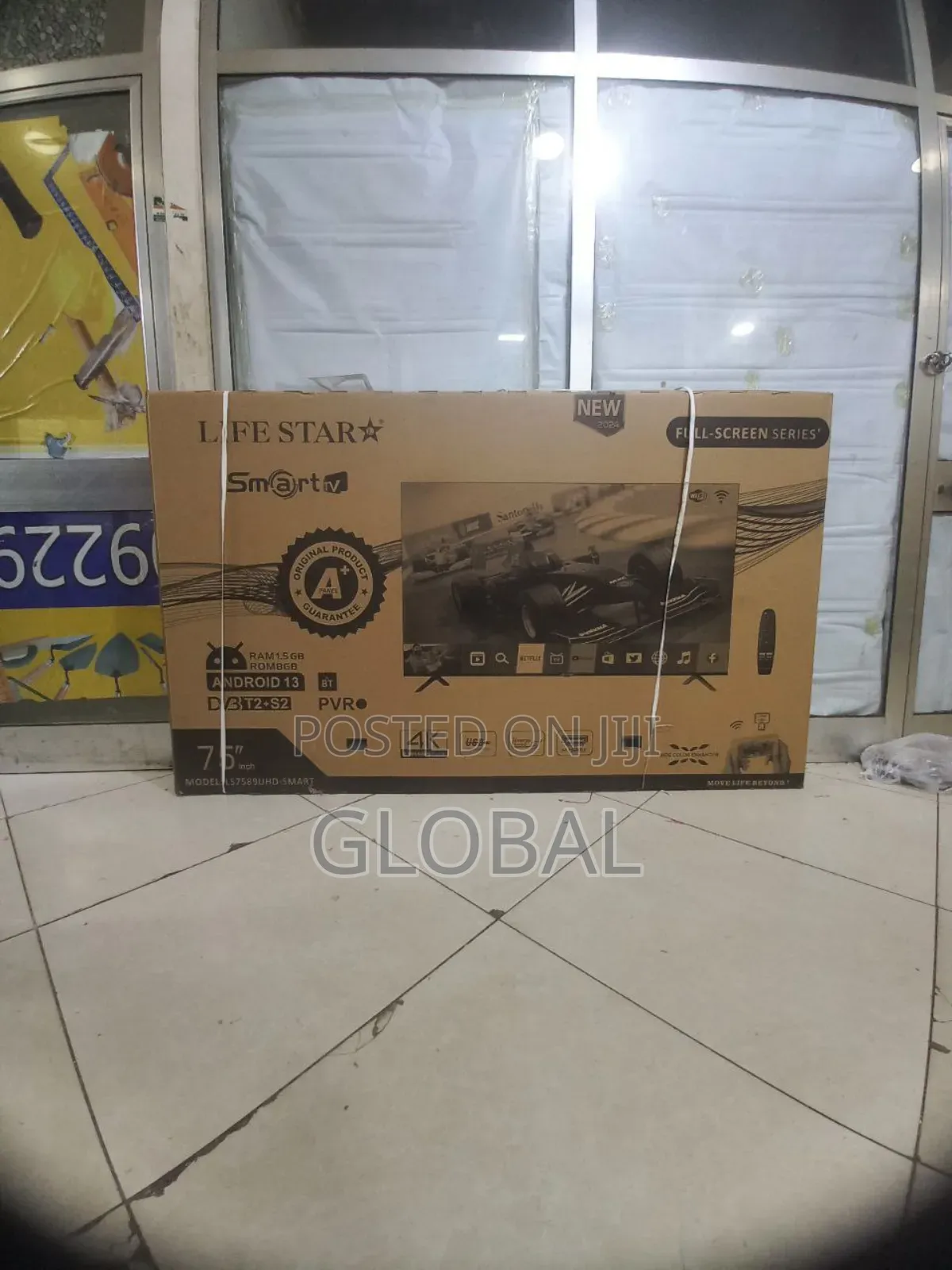 75''inch Qled Frameless Screen Tv