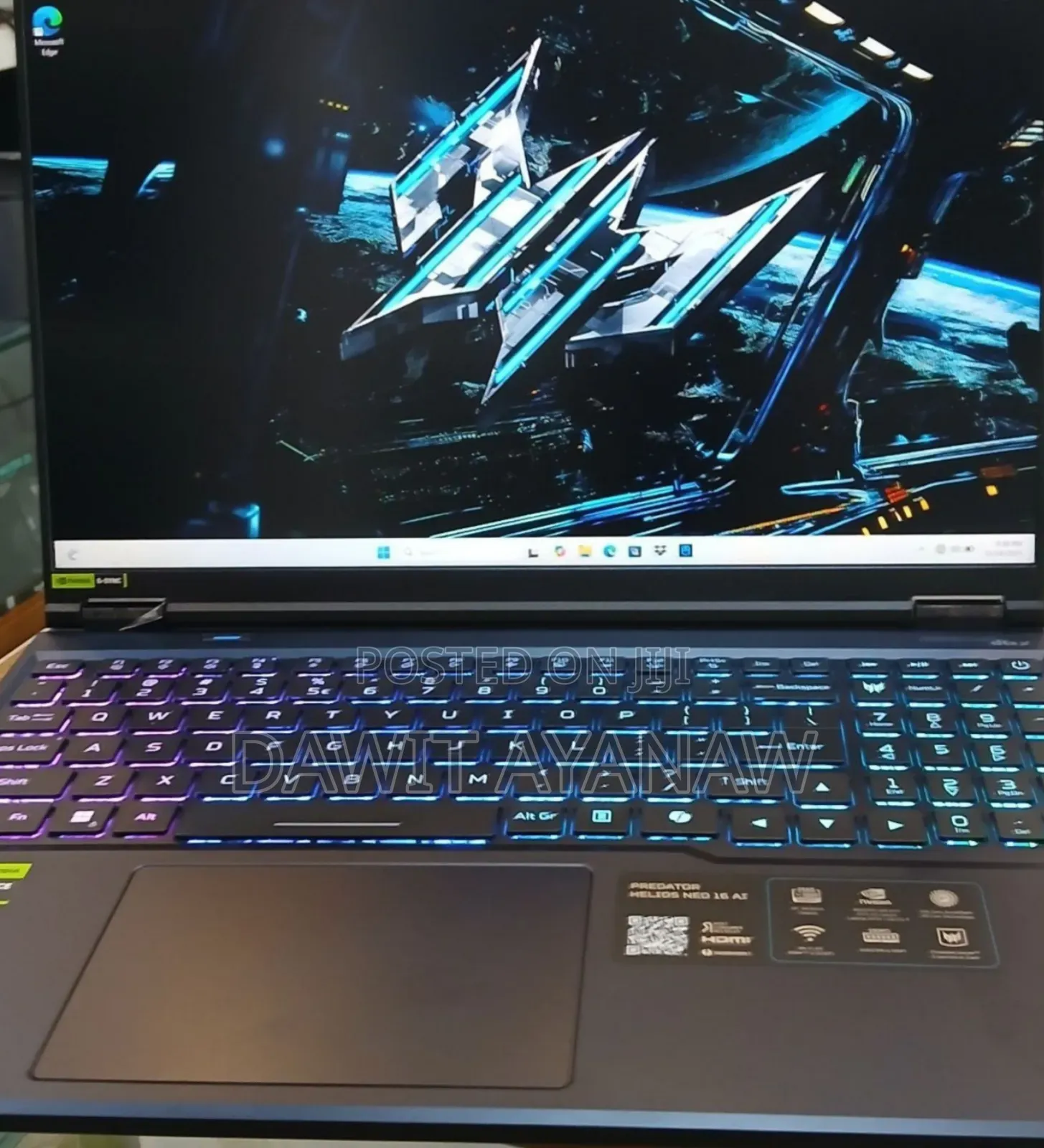 New Laptop Acer Predator Helios 300 16GB Intel Core Ultra 9 SSD 1T