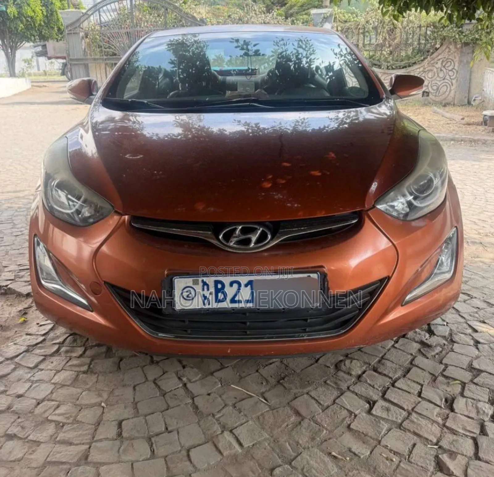 Hyundai Avante 2014 Orange