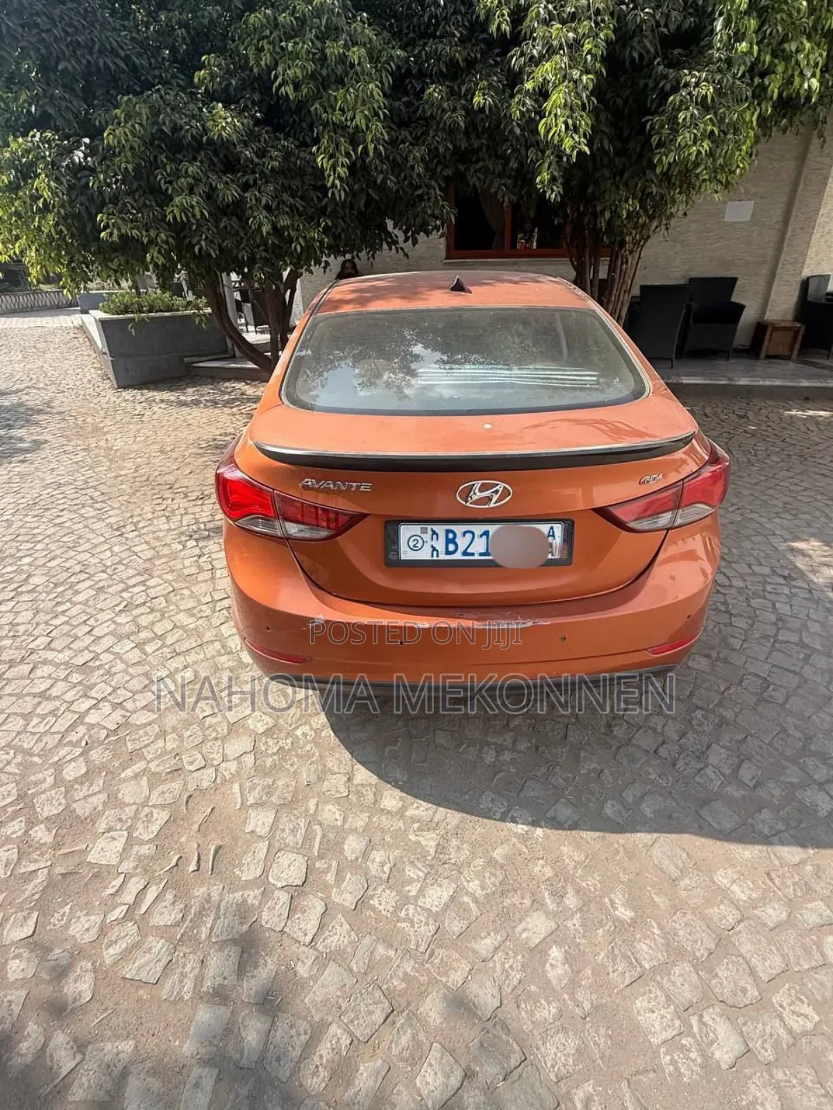 Hyundai Avante 2014 Orange