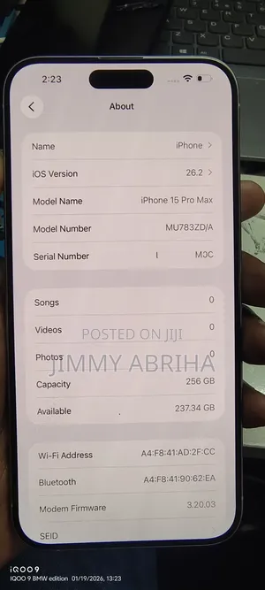 Apple iPhone 15 Pro Max 256 GB White