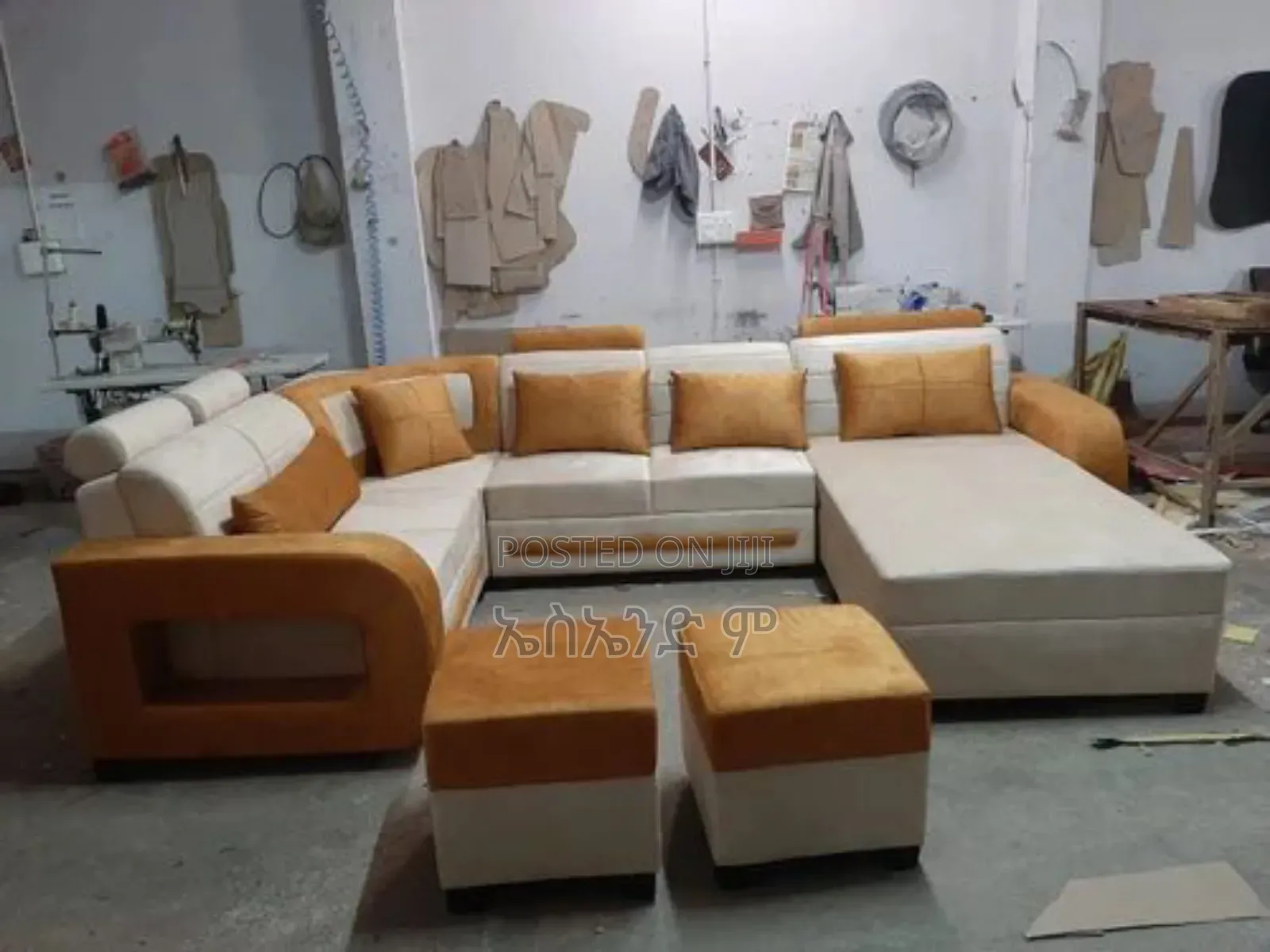 Verdant Vibe Sofa Design With Table