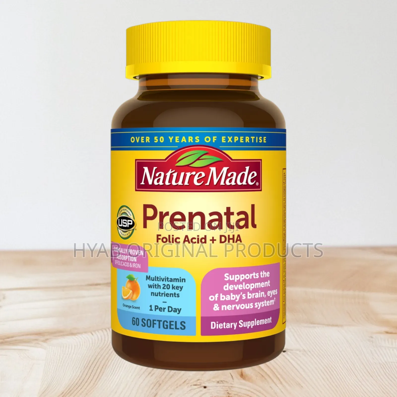 Prenatal Multivitamin Folic Acid + Dha 60 Softgels