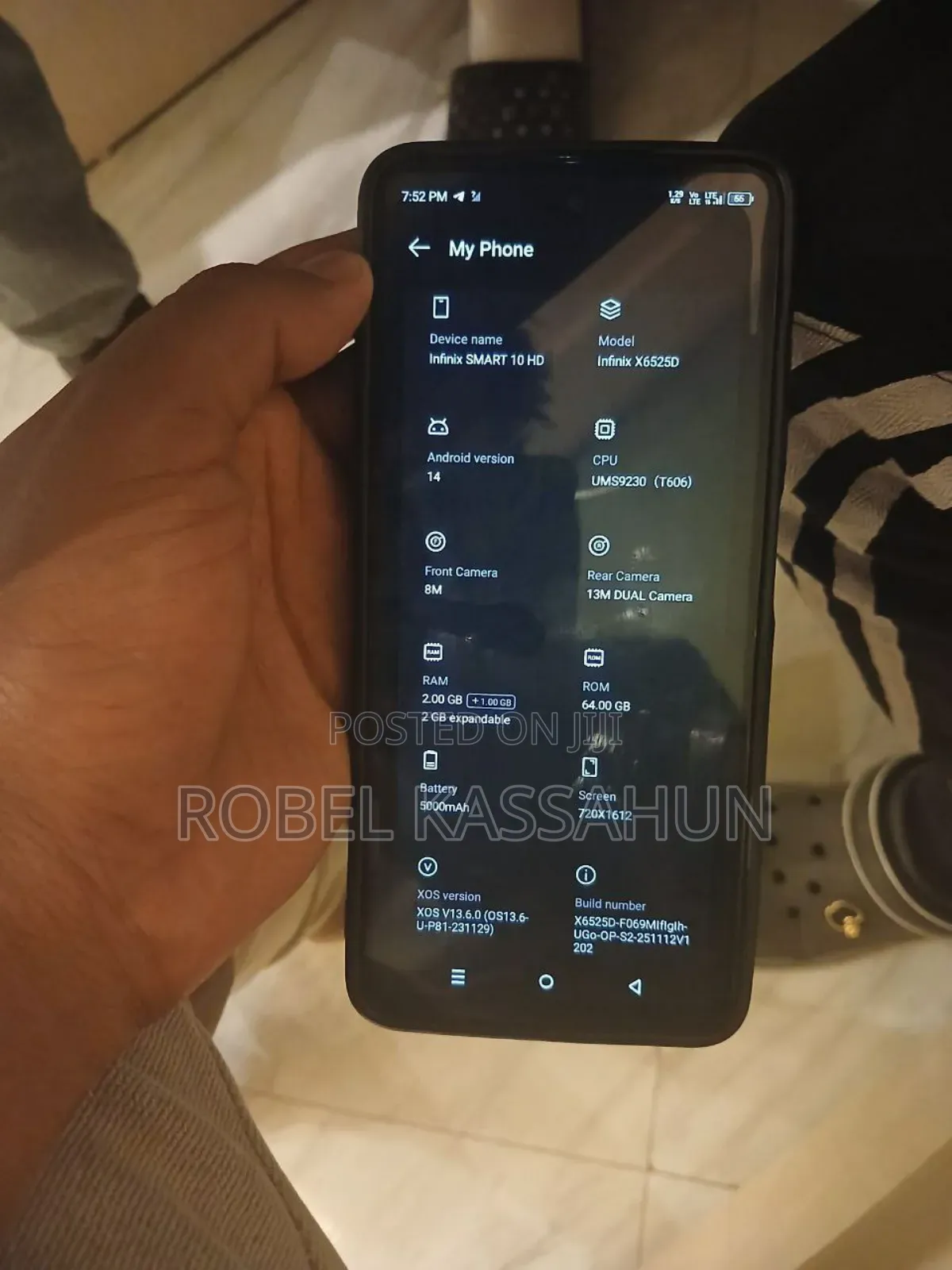 New Infinix Smart 10 64 GB Black