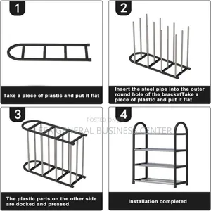 4 Tier Shoes Rack ባላ 4 የጫማ መደርደሪያ