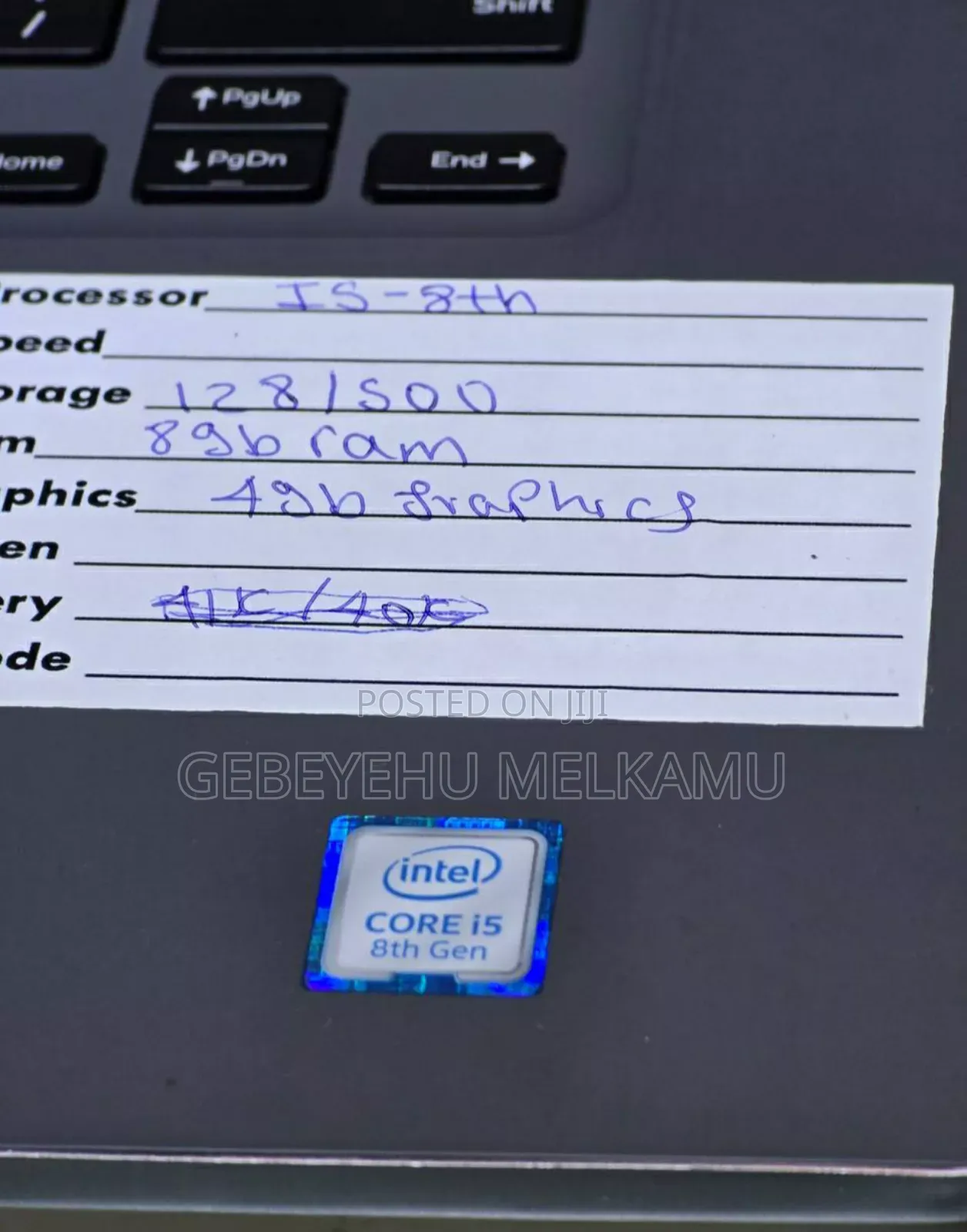 New Laptop Dell Inspiron 11 3000 8GB Intel Core I5 SSD 500GB