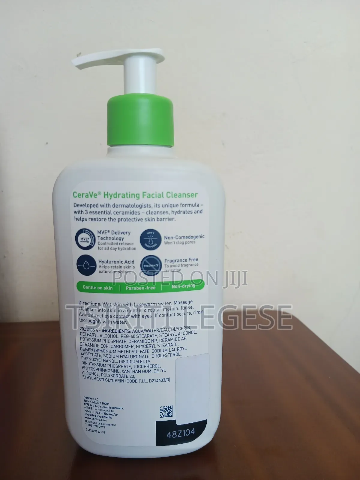 Cerave Hydrating Facial Cleanser