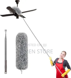 Microfiber Duster With Pole | እስከ 3 ሜትር የሚረዝም የአቧራ መጥረጊያ