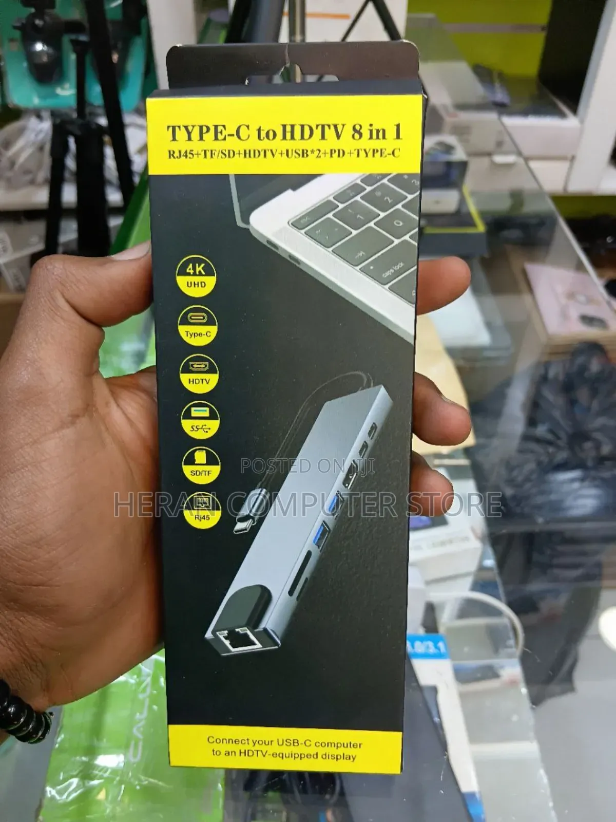 Type -C to HDTV 8 in 1