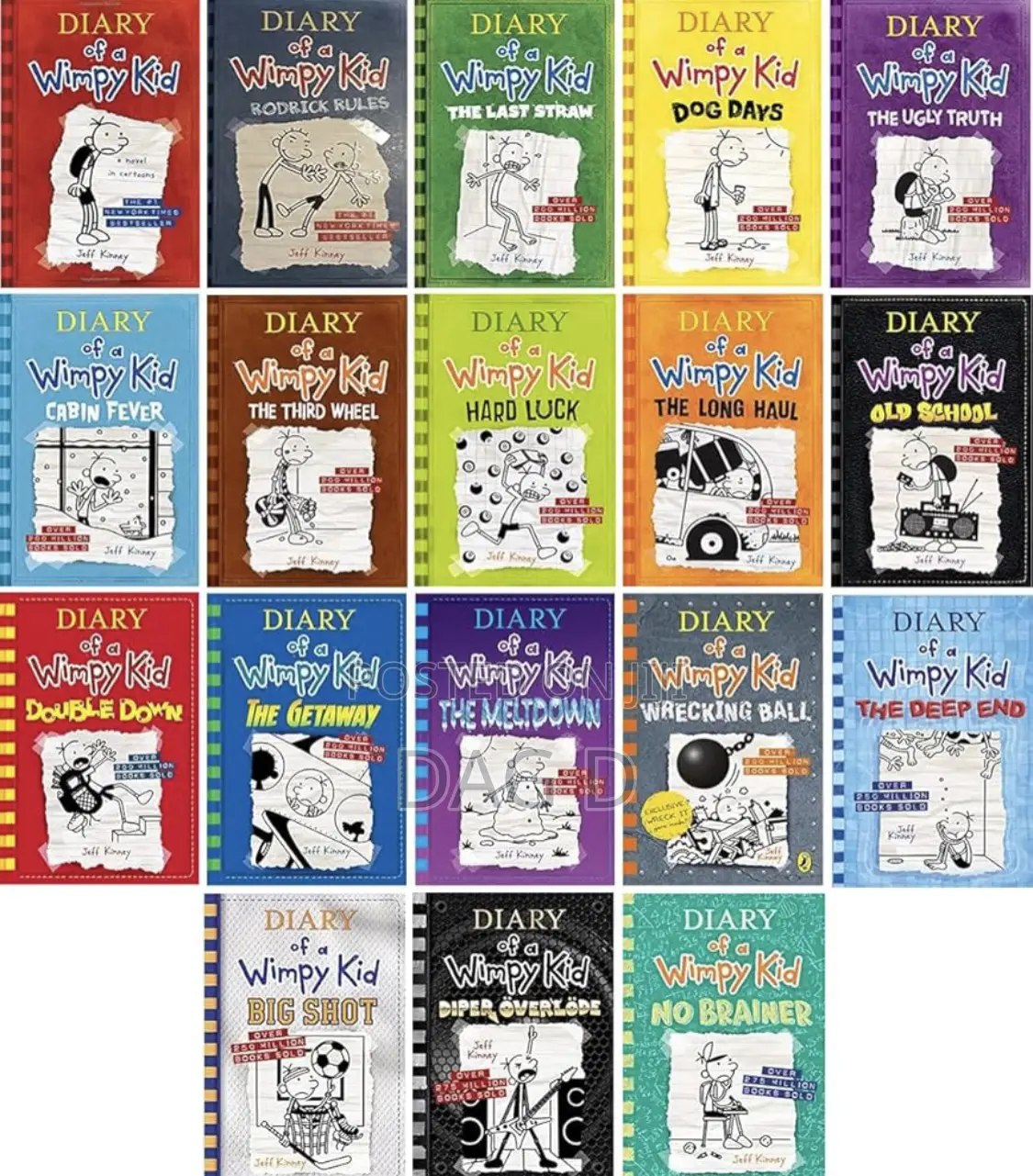 Diary Of A Wimpy Kid All Books