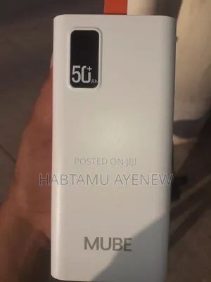 Mube Power Bank ፈጣን ፓወር ባንክ 50000 Mah