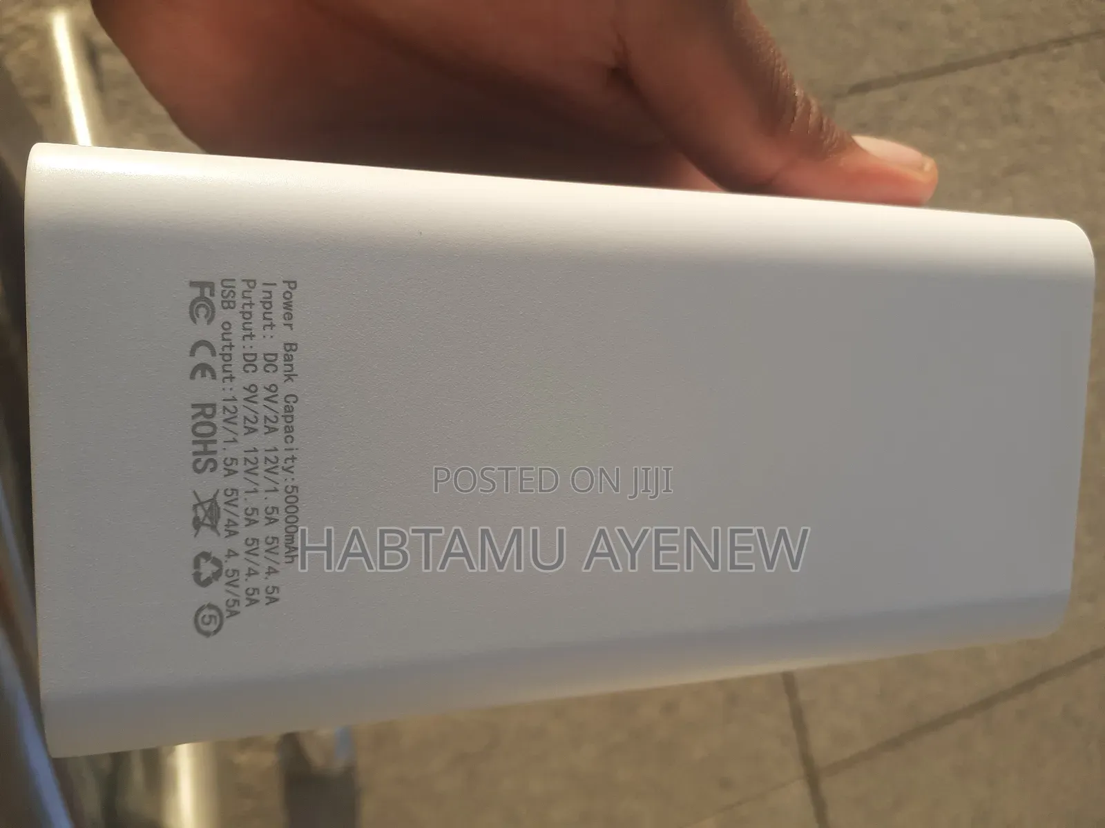 Mube Power Bank ፈጣን ፓወር ባንክ 50000 Mah