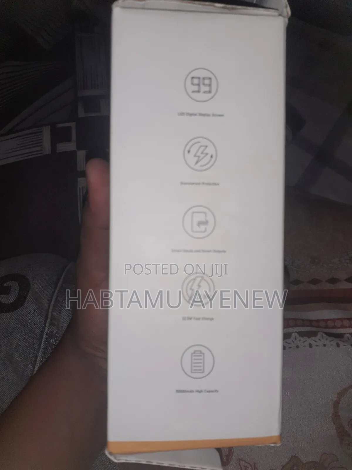 Mube Power Bank ፈጣን ፓወር ባንክ 50000 Mah