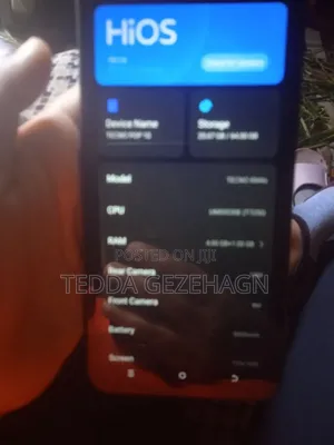 Tecno Pop 10 64 GB Black