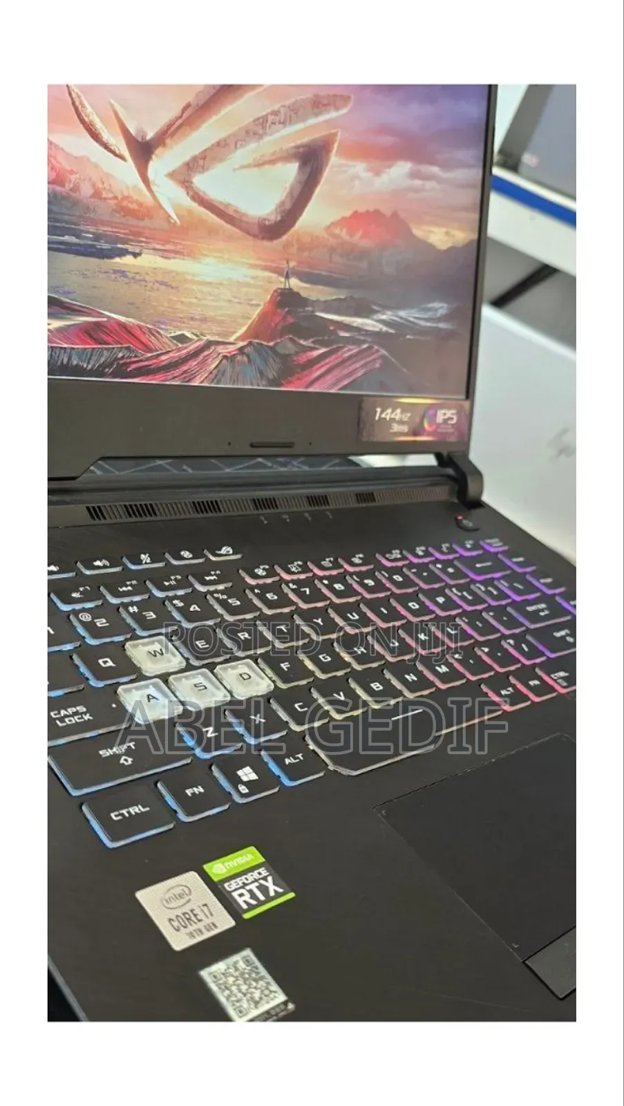 New Laptop Asus ROG Strix G15 16GB Intel Core I7 SSD 512GB