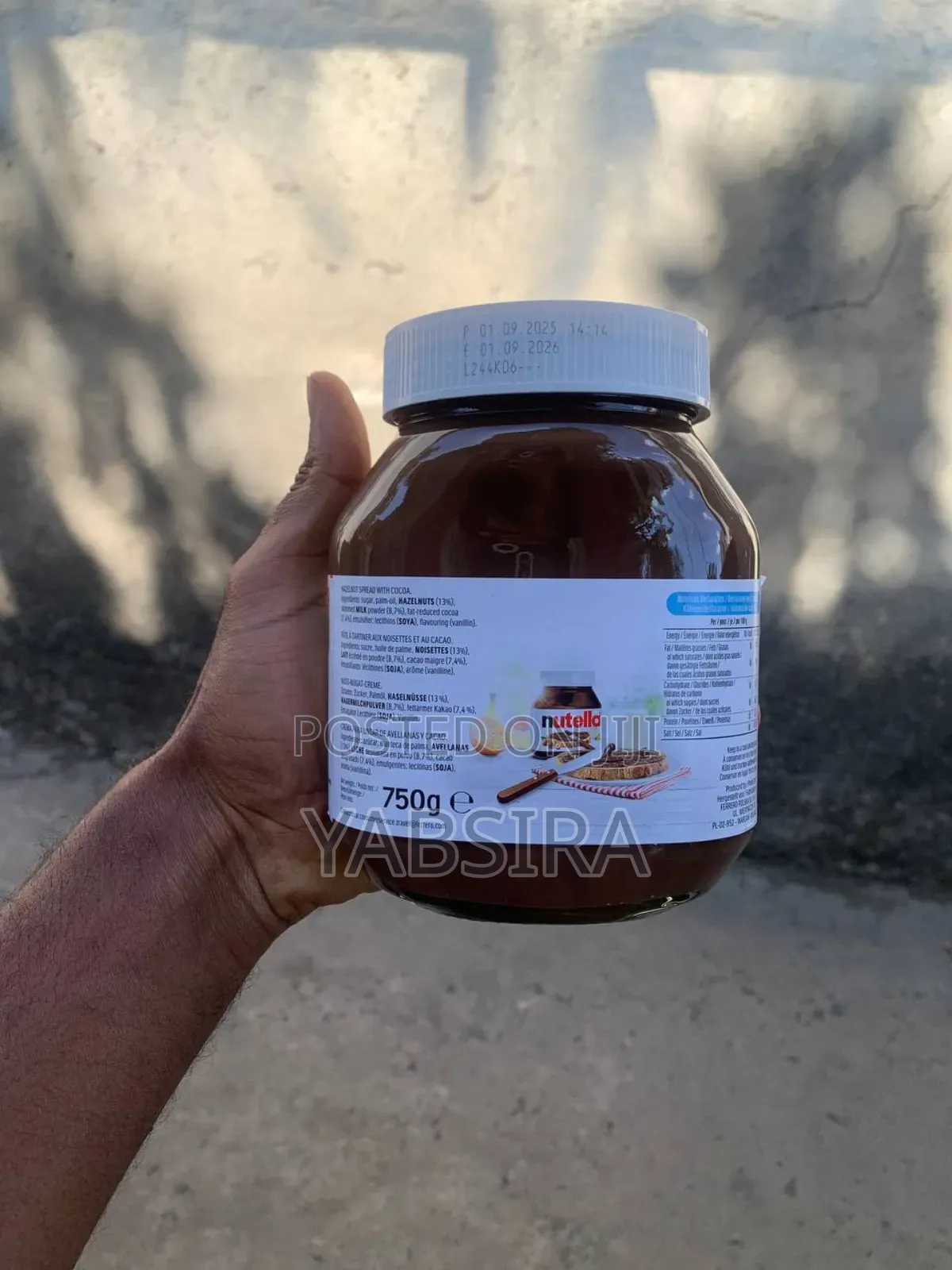 Nutella Chocolate 750g