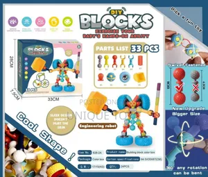 Blocks Creative Building Set – Engineering Robot Toy