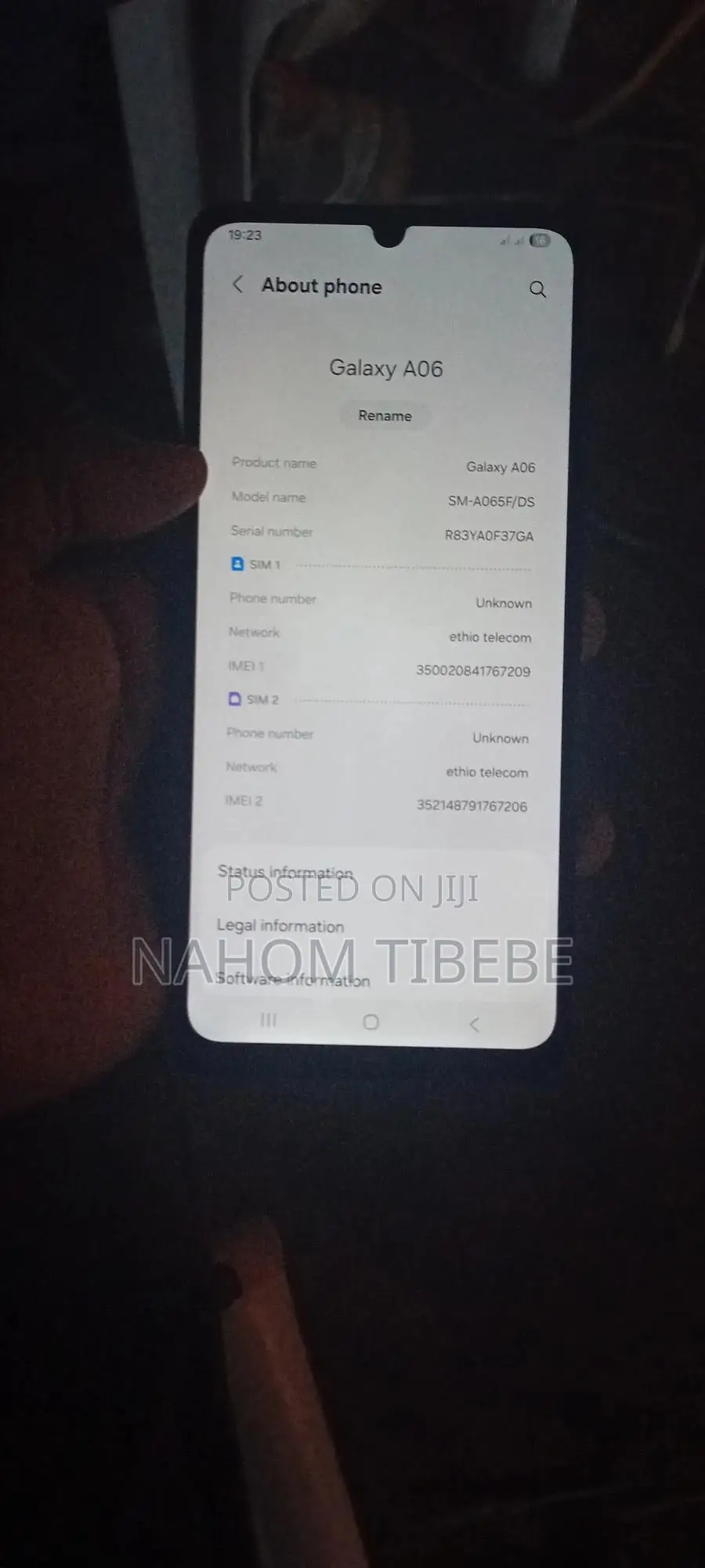 New Samsung Galaxy A06 64 GB Black