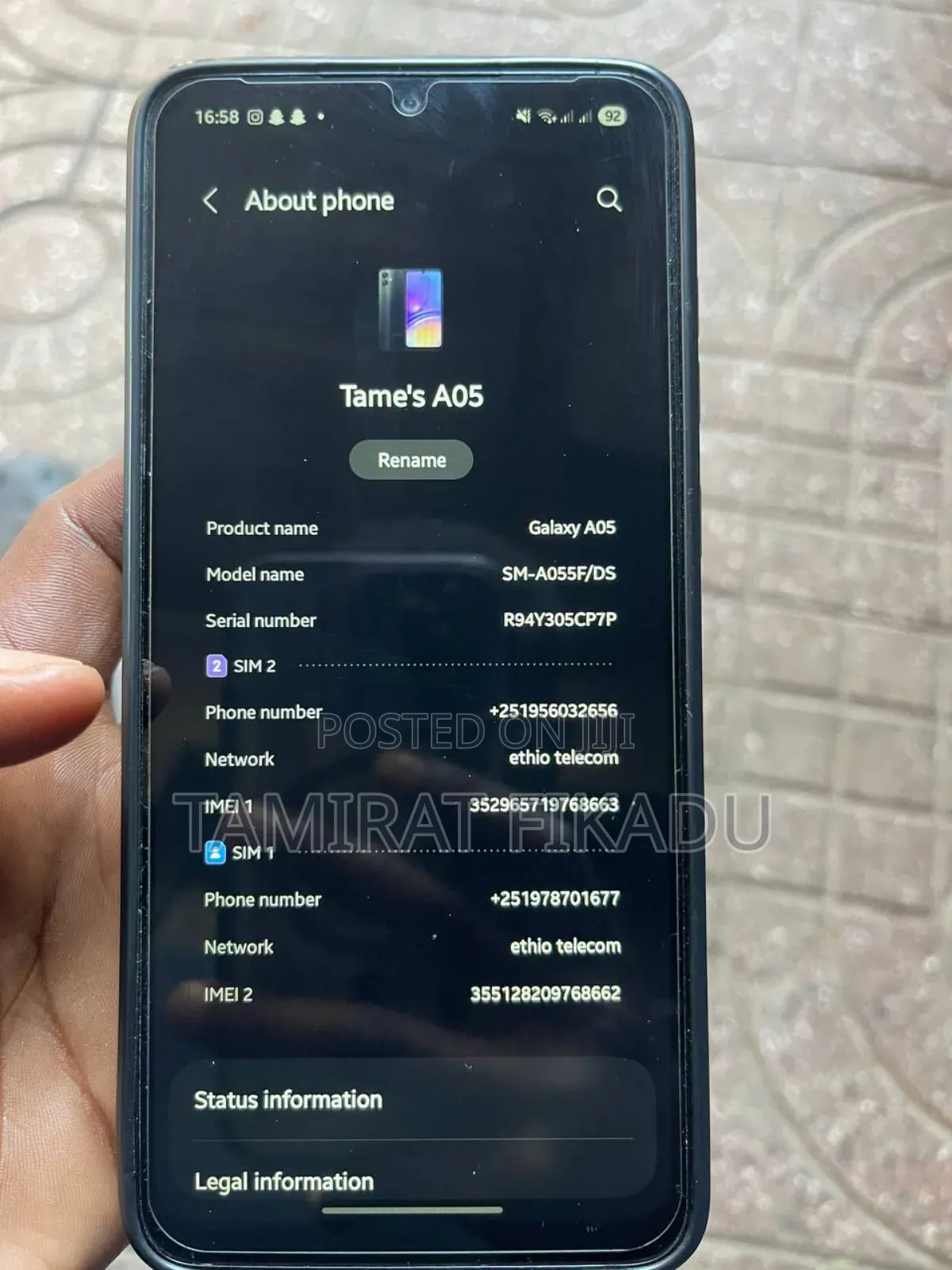 Samsung Galaxy A05 64 GB Black