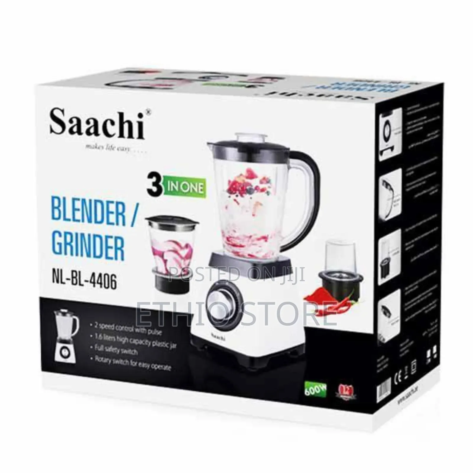 Saachi 3 In 1 Original Grinder