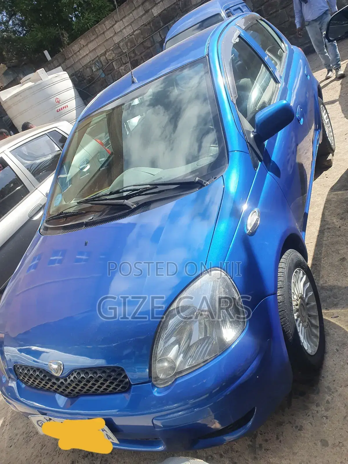 Toyota Vitz 2002 Blue