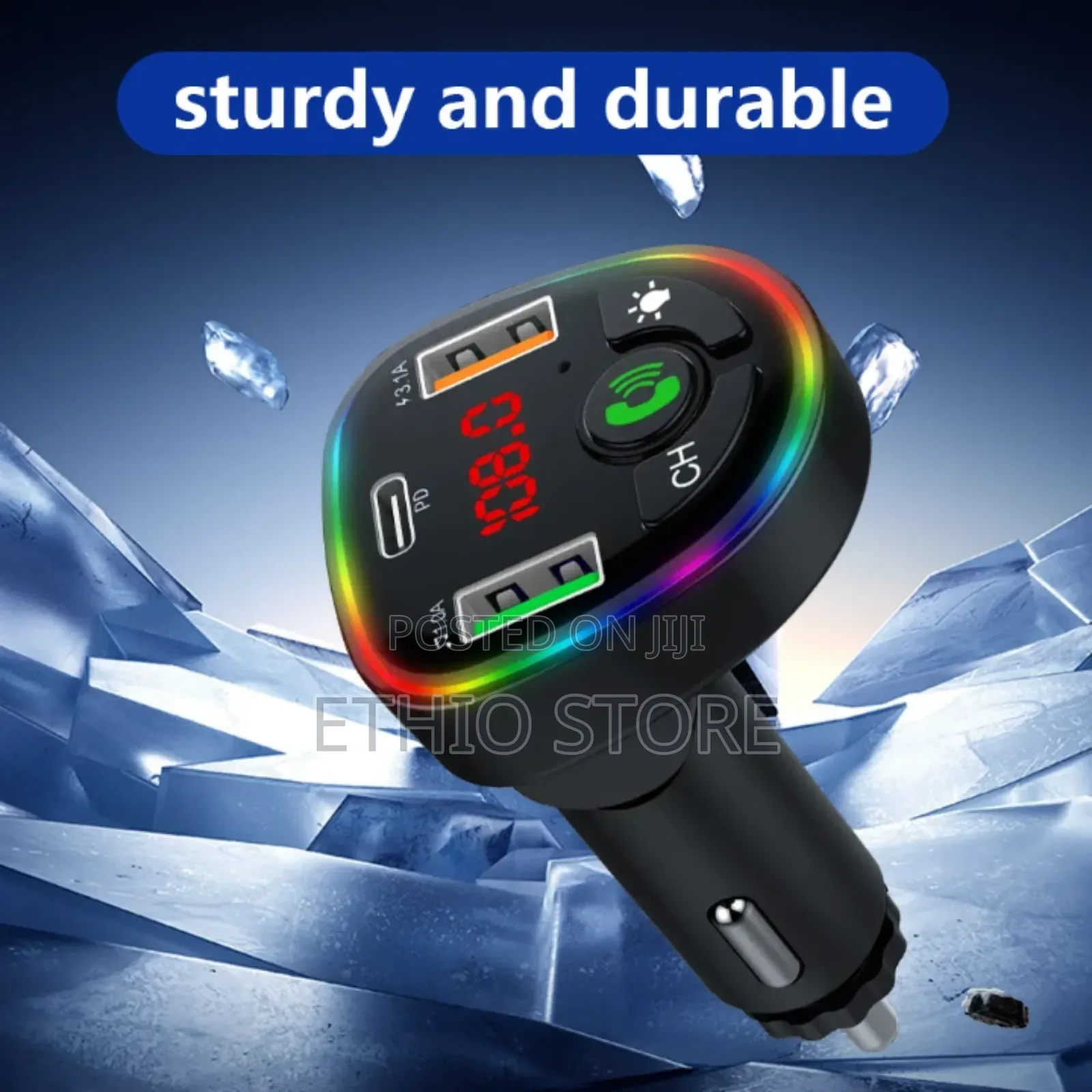 3in1 Car Charger And Mp3 Player