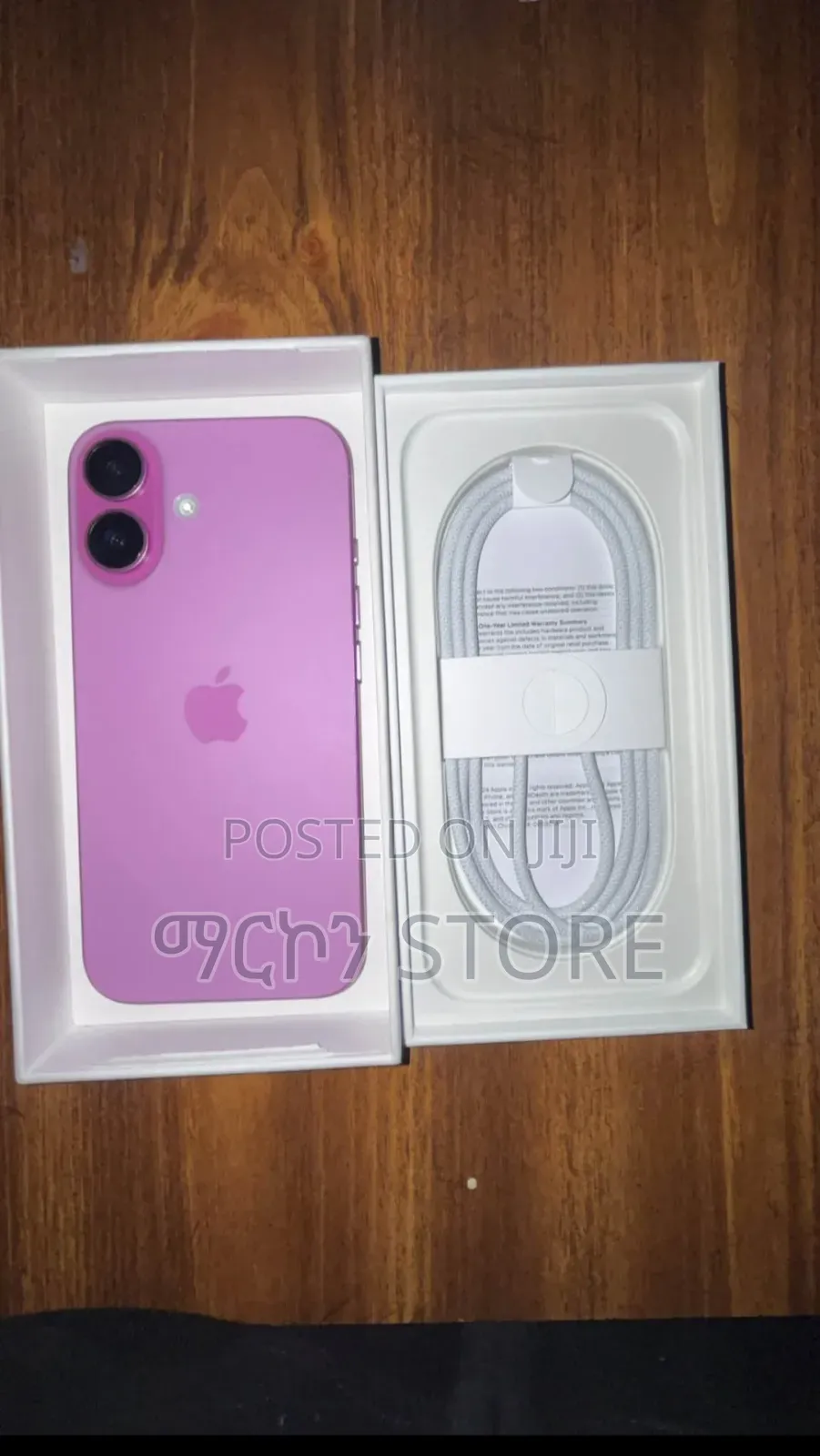 New Apple iPhone 16 128 GB Pink