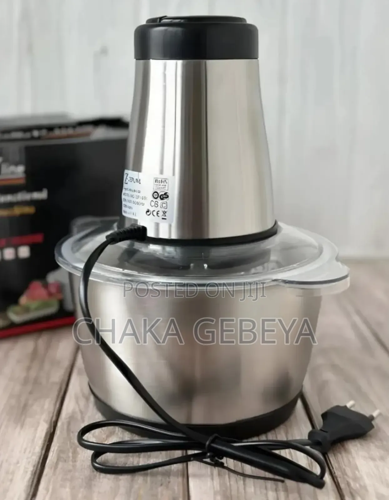 3-in-1 Electric Grinder For Meat Spices - 4 Blades, 3l Capacity